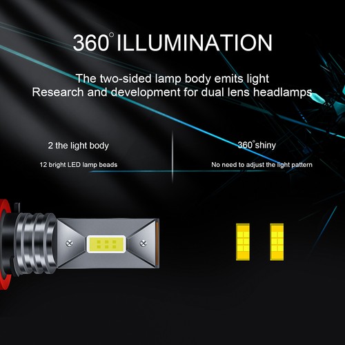 9005 9006 H11 LED Combo White 6000K Headlight High Low Beam Bulbs Fog Light Kit - Picture 2 of 12