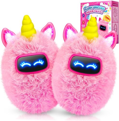 Unicorn Walkie Talkies Toys for Kids : Gifts for Girls Ages 3 4 5 6 7 8 9 10 Kid