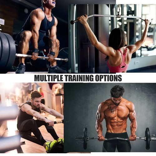 2 Zughilfen für Kraftsport Paar Mikrofaser Bandagen für Training / Bodybuilding - Bild 4 von 6