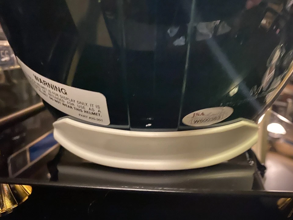 Casco autografiado/firmado RILEY COOPER Philadelphia Eagles tamaño completo F/S certificado de autenticidad JSA Foto 4 de 4