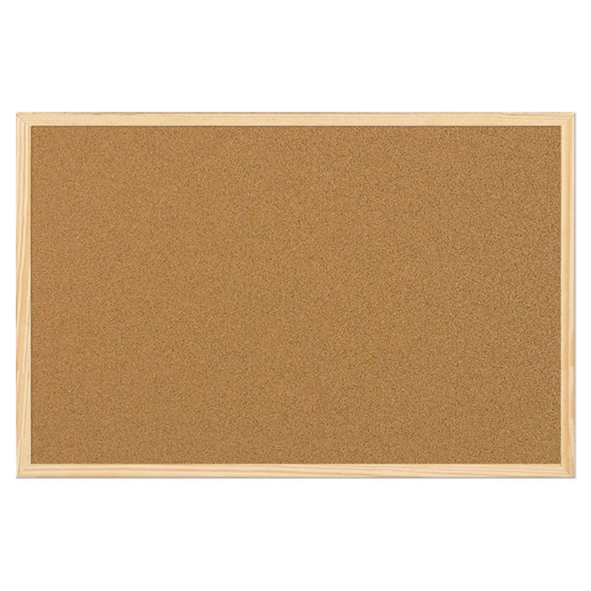 Cork Board Pins Corkboard Pinboard Notice Large Memo Photos Wooden Frame Wall eBay