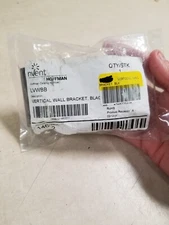 Nvent Hoffman Vertical Wall Bracket, Black, Steel, LVWBB