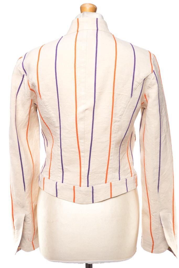 ETRO MILANO LINEN JACKET ITALY MADE IT 42 UK 10 US 8 EU 36 S ETRO MILANO LINEN JACKET ITALY MADE IT 42 UK 10 US 8 EU 36 S