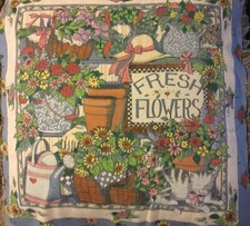 Fabric Panel   Birds   Cut  Sew   Pillow Cover