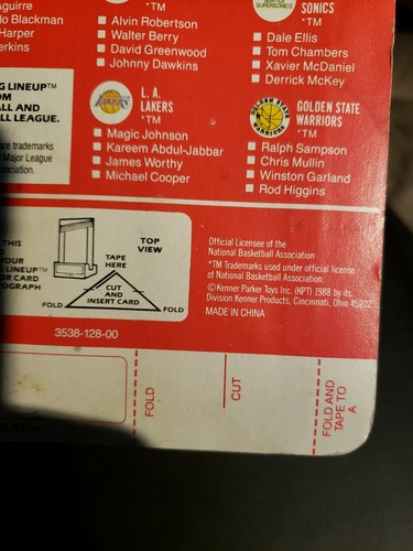 RARO!!! Michael Jordan 1988 formazione iniziale in confezione!!! Card all'interno! - Foto 6 di 6