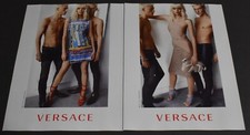 2011 Print Ad Sexy Heels Long Legs Fashion Lady Blonde Dress Versace Color art