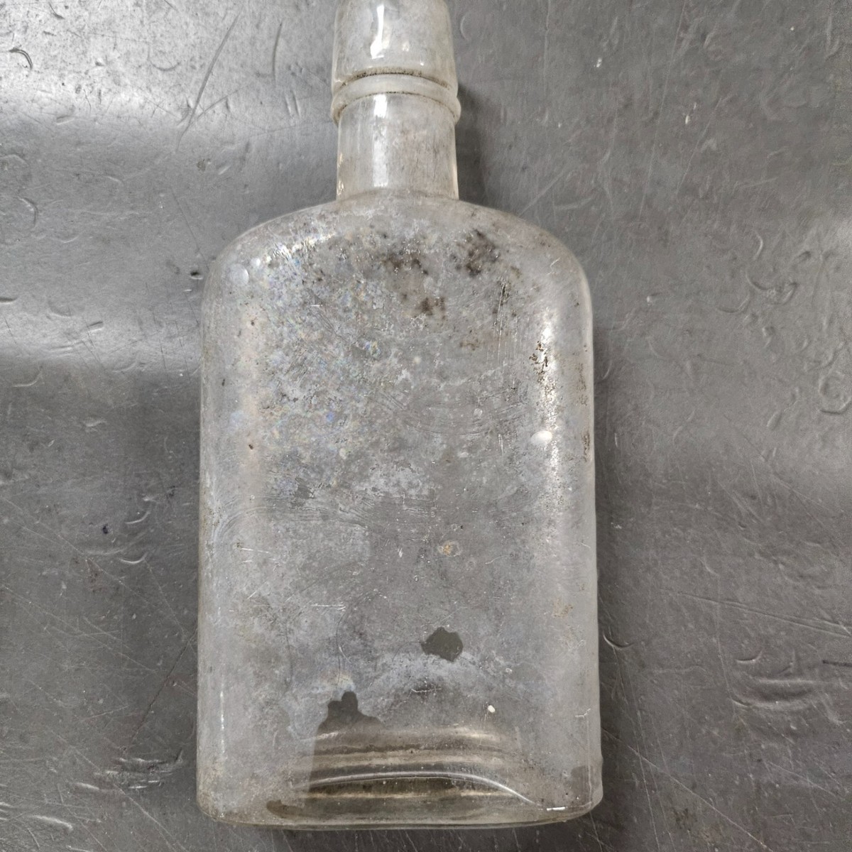 1910's〜1920's VINTAGE GLASS BOTTLES WHISKEY FLASK CAHN, BELT & CO. BALTIMORE, MD 1910'S ERA Glass
