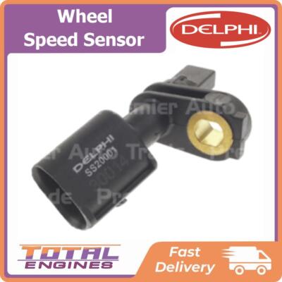 Delphi Wheel Speed Sensor Left fits Skoda Roomster 5J 1.2L 4Cyl CBZB ...
