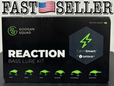Catch Co Googan Squad REACTION Bass Lure Kit Catchsmart System Bass Fishing Kit