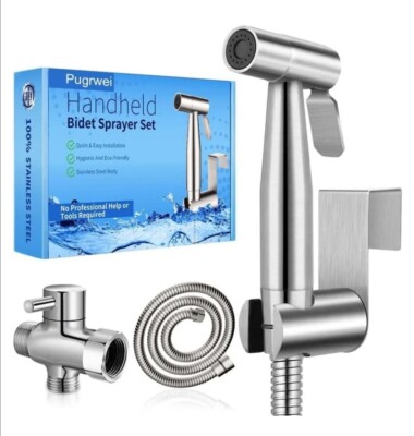 Handheld Bidet Sprayer for Toilet, Bidet Attachment,Bathroom Stainless Steel ...