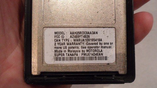 Motorola HT750 UHF 403-470 MHz 16ch 4w Two Way Radio AAH25RDC9AA3AN AS-IS - Photo 5/5