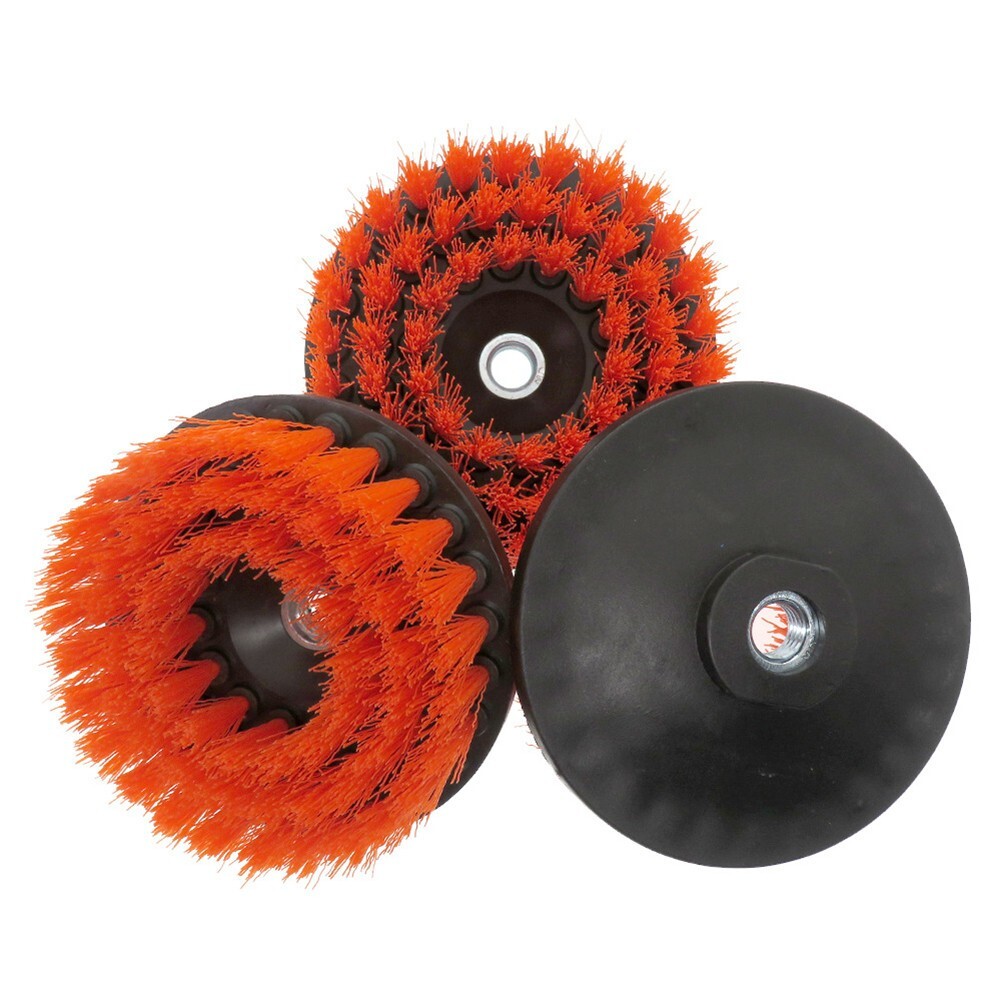 5in Electric Drill Soft Brush For Carpet Leather&Upholstery Cleaning