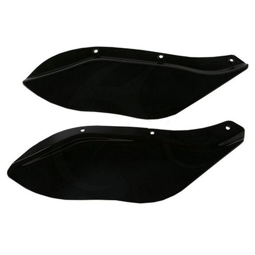 2PCS Black Batwing Side Fairing Windshield For Harley Electra Glide FLHX 1996-13 - Picture 15 of 22