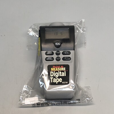 Point And Measure Digital Tape Measure Calculate Square Or Cubic Footage