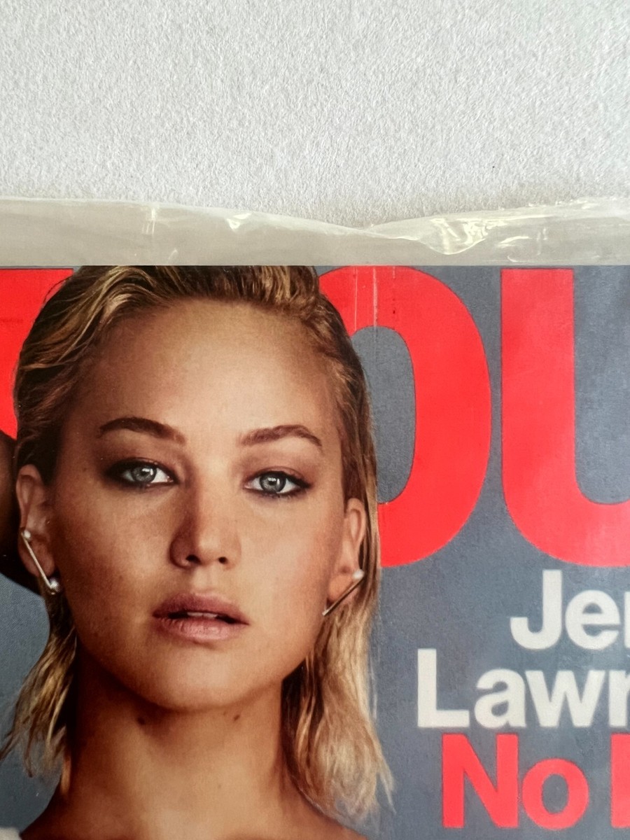JENNIFER LAWRENCE February 2016 GLAMOUR MAGAZINE NEW * PARTIALLY