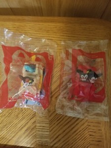 McDonald's Walt Disney World Runaway Railway Toys  #3 Minnie #10 Mickey Minnie