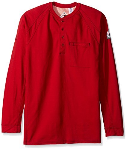 bulwark iq long sleeve henley