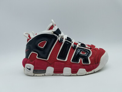 Nike Air More Uptempo (GS) Boy's Size 5Y Sneakers Red Black | eBay