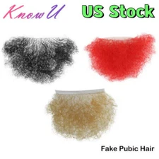 Cosplay Fake Pubic Hair Private Use Pubic Wig Body Hair Accessories US Stock