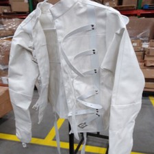 M/L Asylum Straitjacket Armbinder Clubwear Straight Jacket Costume Body Harness