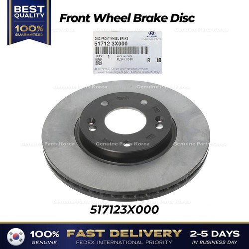 ⭐Genuine⭐ Front Wheel Brake Disc 517123X000 for Hyundai Elantra Kia Seltos - 第 3/4 張圖片