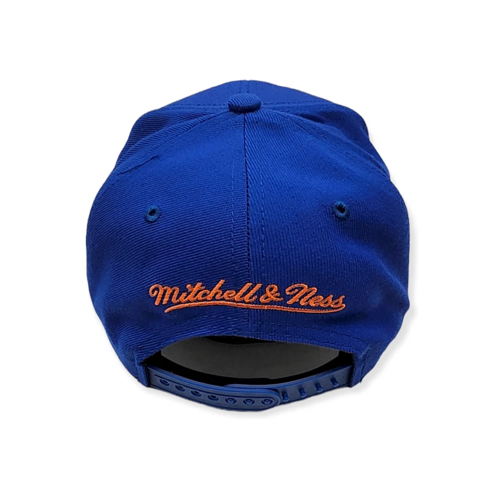Бейсболка регулируемая Mitchell & Ness New York Knicks Team 2T 2.0 королевская/оранжевая - Изображение 4 из 4