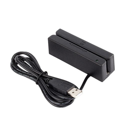 MSR90 USB Magnetic Strip Card Swipe Reader 3 Track POS Magstripe - Afbeelding 10 van 11