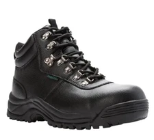 NEW Propet Shield Walker Waterproof Construction Boot Black Men's Us 14 XX 5E