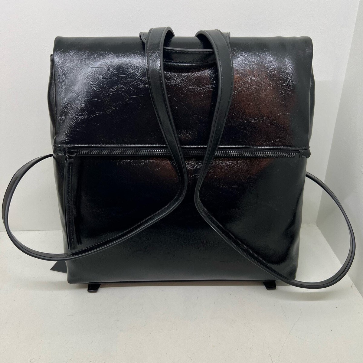 NEW DKNY JAYESON Backpack women Black $228 zip top lined  display picture 1