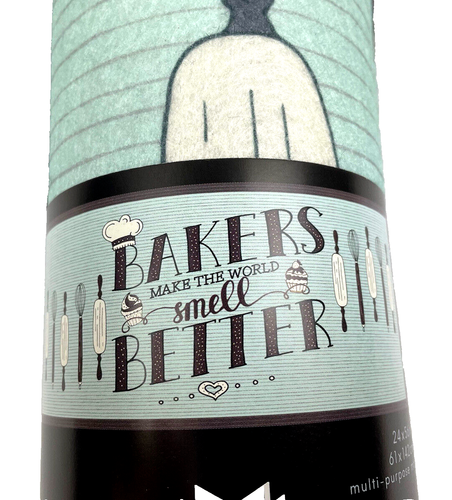 "Bakers make the world smell Better" Multy Mat Grip Rug Area Rug Carpet 24 x56"
