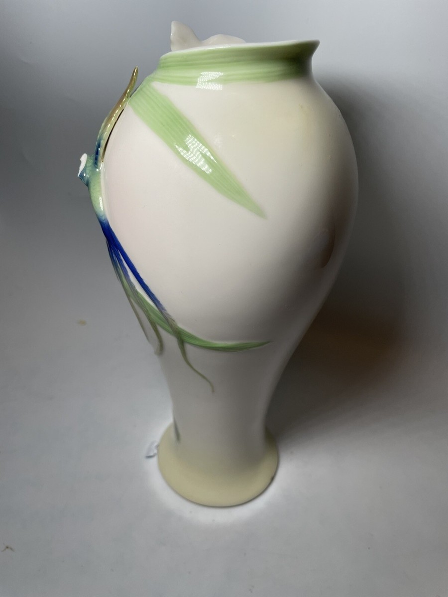 FRANZ Porcelain Long Tail Hummingbird vase FZ00711 | eBay