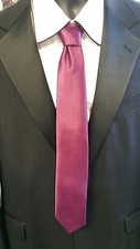 CARDI Collection Sangria Formal Long Windsor Tie 100 Polyester
