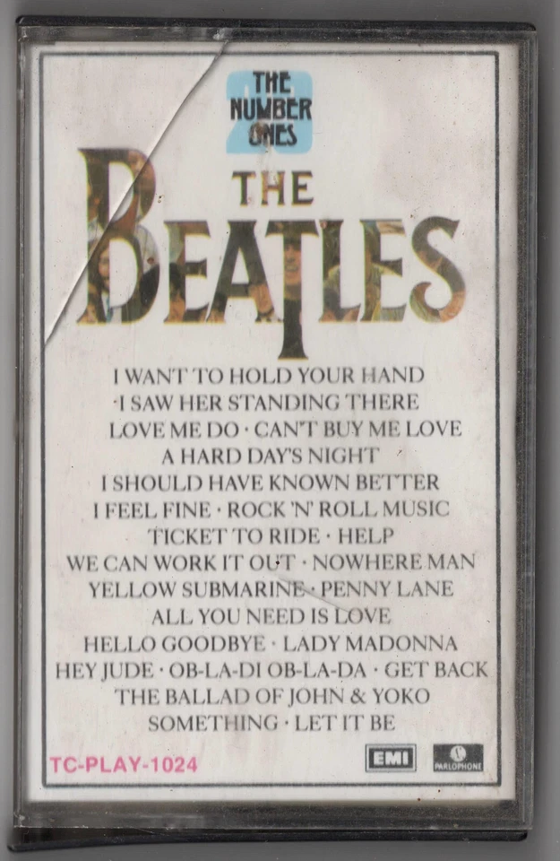 1983 MUSIC AUDIO CASSETTE TAPE - [ALBUM: THE NUMBER ONES] GROUP: THE BEATLES - Image 2 of 4