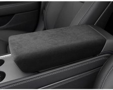 Tesla Model 3, Y Alcantara ABS Center Console Cover, Deep Gray, 2017-2024