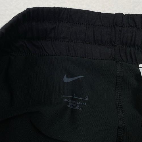 Nike Youth Girls Breezy Flow Athletic Shorts Size L Black FB1095 High Waist - Picture 9 of 9
