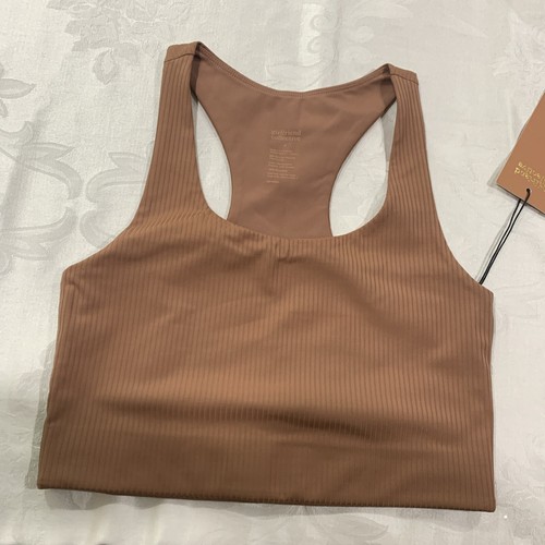 Girlfriend Collective Rye RIB Paloma Racerback Bra, Size S | eBay