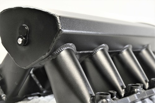 102MM T6061 ALUMINIO BAJO PERFIL LS3 L92 L99 LSA L6 COLECTOR DE ADMISIÓN 6,2L NEGRO - Imagen 5 de 8