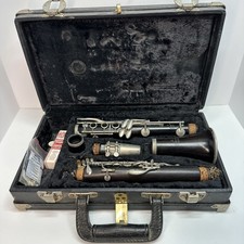 Vintage Noblet Paris Model 40 Wood Bb Clarinet France B69258 Case  Accessories