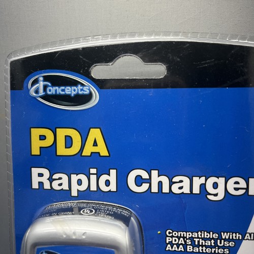 I Concepts PDA SCHNELLLADER inkl. 4NIMH 600mah wiederaufladbare AAAB Batterien Neu - Bild 2 von 4
