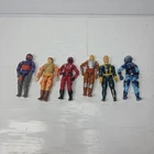 Lot Of 6 Vintage G.I. Joe 3.75" Figures Cobra Street Fighter 80s 90s Hasbro