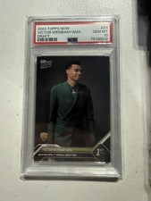 2023-24 Topps Now Draft Victor Wembanyama #D1 ROOKIE RC SPURS PSA 10 GEM MINT