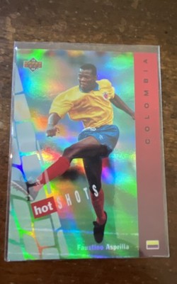 1994 UD World Cup English/Spanish Hot Shots Faustino Asprilla #HS6 FREE SHIPPING