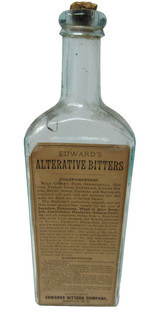 Edward’s Alterative Bitters Nashua N. H. Bottle