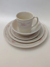 One Set Of Corelle English Breakfast Dinner Salad Desert Soup Cup