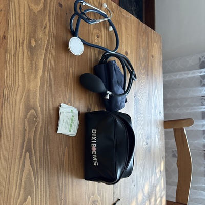 #ad Dixie EMS Adult BP Cuff Dual Head Stethoscope and Blood Pressure Kit $12.00