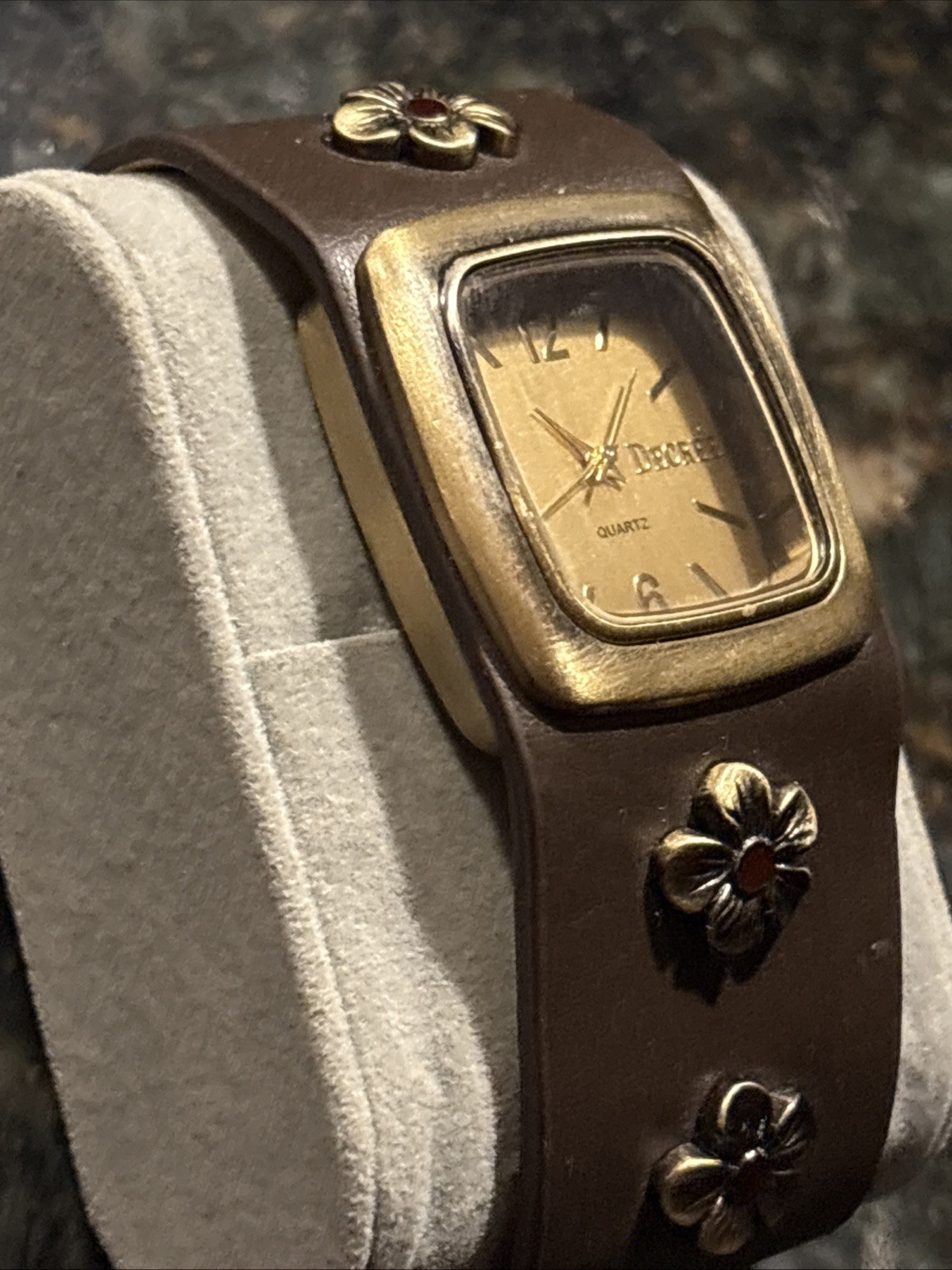 Decree Watch Modern Silver Tone Rectangular Face … - image 2