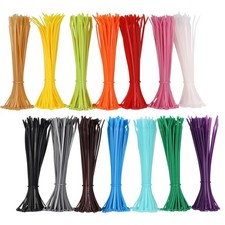 700 Pieces Colored Zip Ties 4 Inch Multi-Purpose 4in,colors,700pcs