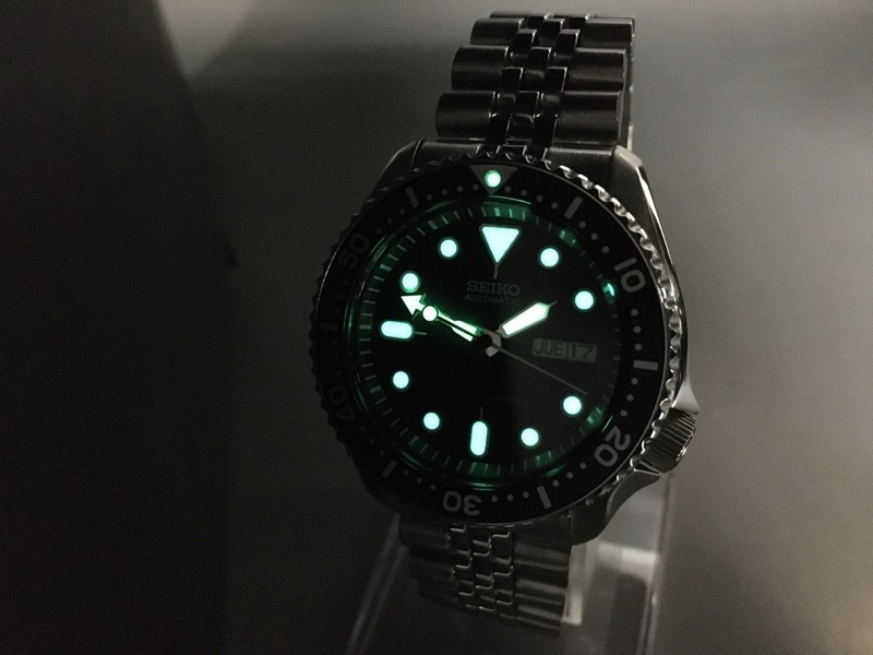 [Exc+5] Seiko Scuba Diver's 7S26-0020 SKX007 Automatic Black 21J Men's Watch image 5