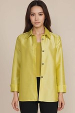 IC Collection Citron Cuff and Back Placket De...