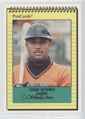 1991 ProCards Minor League Cesar Devarez Cesar Devares #2366 0f4